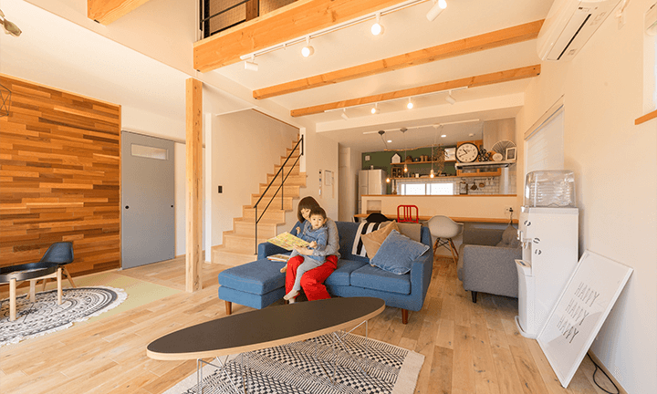 豊橋市の新築一戸建て住宅の施工例「ナチュラル」の写真1