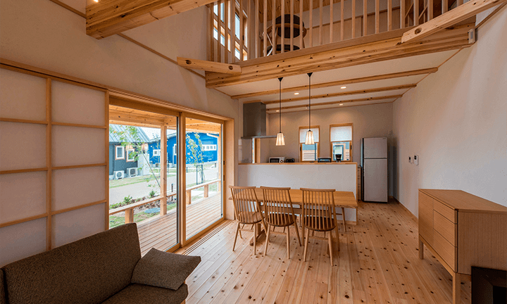 豊橋市の新築一戸建て住宅の施工例「地球民家」の写真1