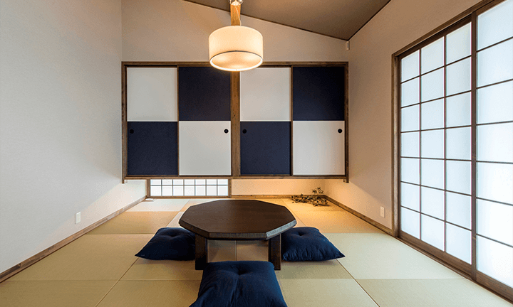 愛知県豊橋市で和室の居間の畳のリフォームの施工事例